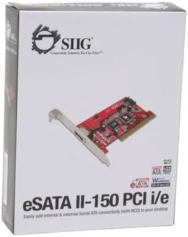 Alt view image 4 of 4 - SIIG SC-SA0012-S1 PCI SATA Controller Card