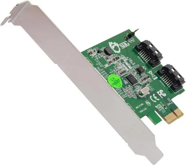 Main image of SIIG SC-SA0L11-S1 PCI-Express 2.0 Low Profile Ready SATA III (6.0Gb/s) 2-Port Host Adapter