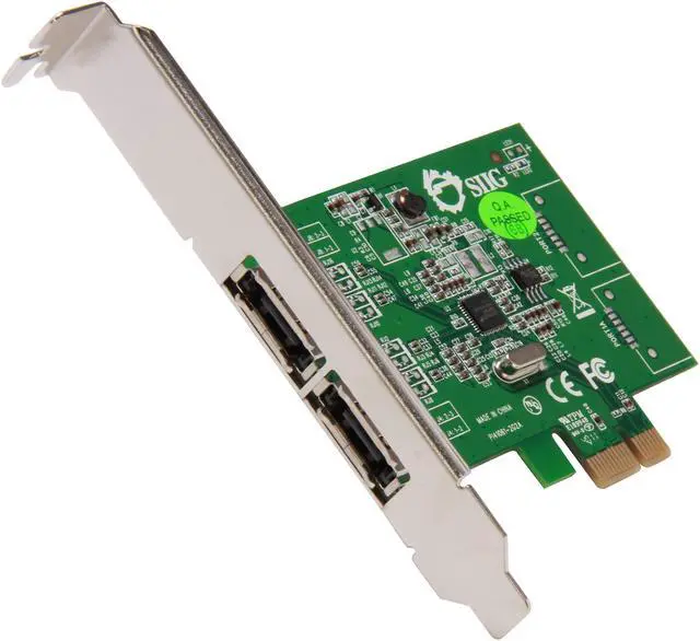 Main image of SIIG SC-SA0M11-S1 PCI-Express 2.0 Low Profile Ready SATA III (6.0Gb/s) 2-Port Host Adapter