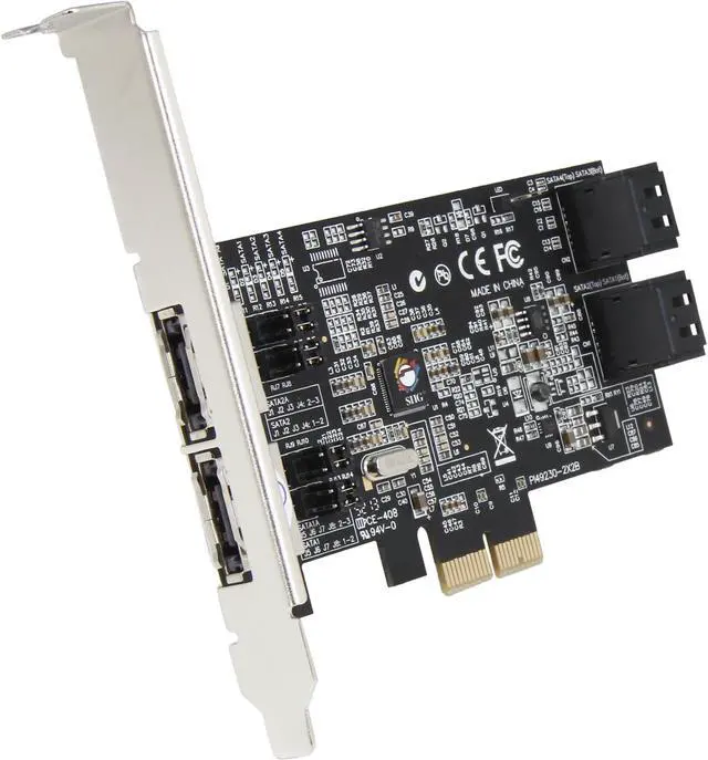 Main image of SIIG SC-SA0R11-S1 PCI-Express 2.0 x2 Low Profile Ready SATA III (6.0Gb/s) 4-Port Hybrid RAID Controller Card