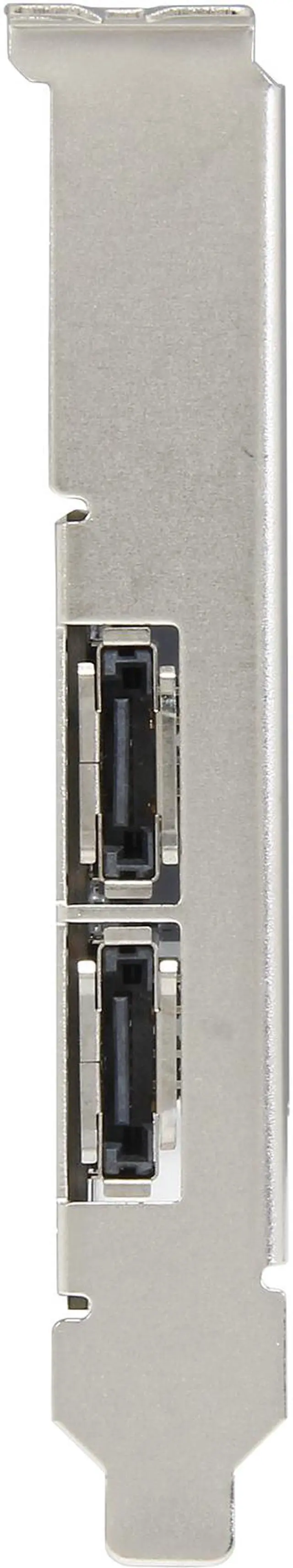 Alt view image 2 of 5 - SIIG SC-SA0R11-S1 PCI-Express 2.0 x2 Low Profile Ready SATA III (6.0Gb/s) 4-Port Hybrid RAID Controller Card