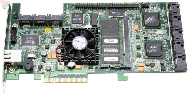 Alt view image 3 of 9 - areca ARC-1260 PCI-Express x8 SATA II (3.0Gb/s) Controller Card