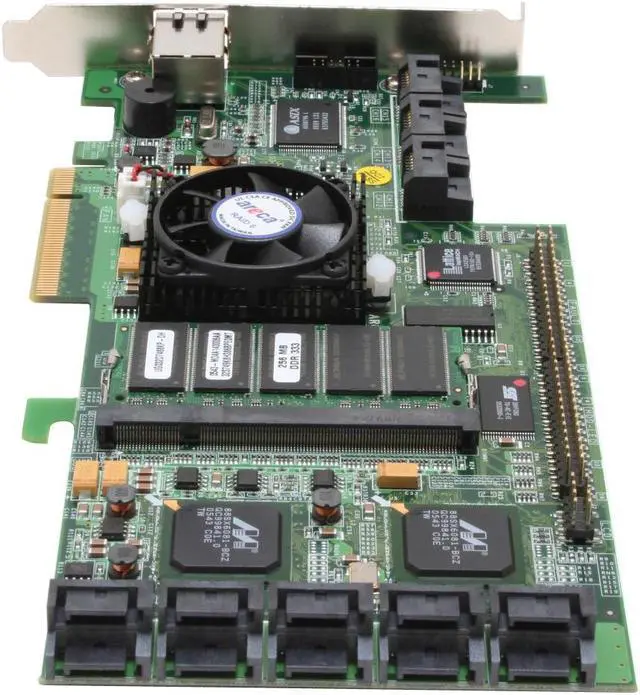Alt view image 4 of 9 - areca ARC-1260 PCI-Express x8 SATA II (3.0Gb/s) Controller Card