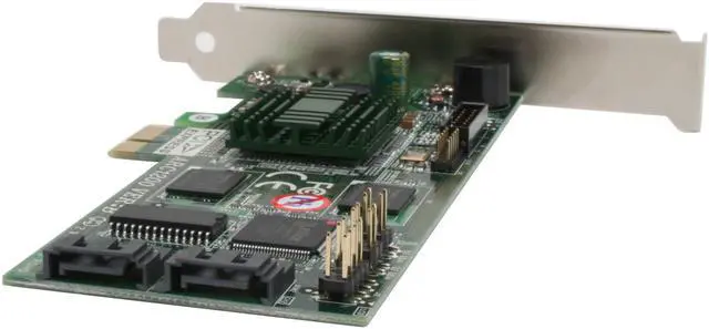 Alt view image 4 of 6 - areca ARC-1200 2-Port PCI-Express x1 SATA Controller Card