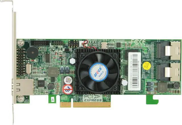 Alt view image 6 of 12 - areca ARC-1222 PCIe x8 SATA / SAS RAID Card