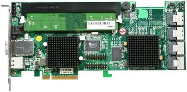 Alt view image 3 of 5 - areca ARC-1680IX-16 PCIe x8 SAS RAID Card
