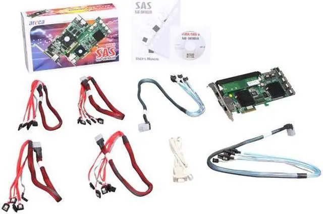 Alt view image 7 of 7 - areca ARC-1680IX-24 PCIe x8 SAS RAID Card