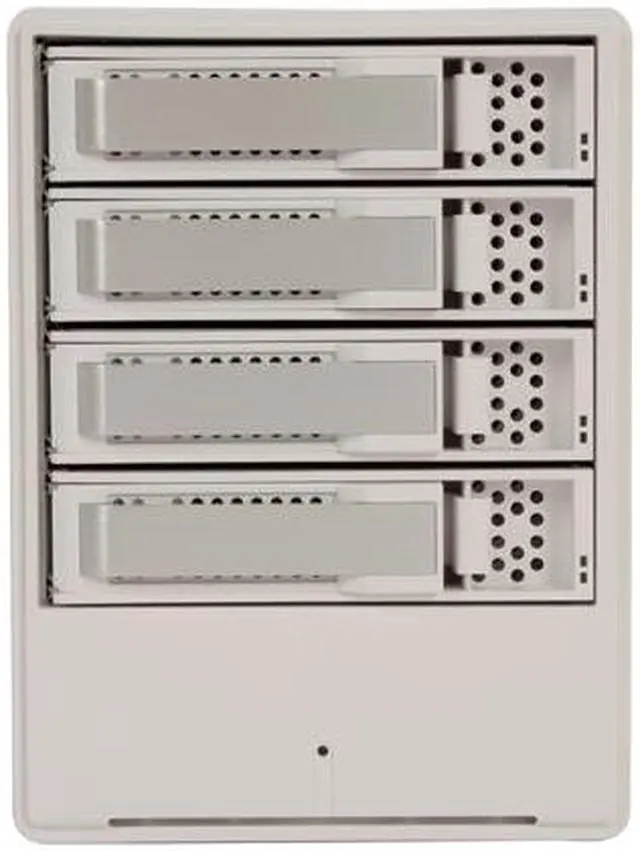 Alt view image 2 of 8 - areca ARC-5020 RAID level 0, 1, 10(1E), 3, 5, Single Disk or JBOD 4 3.5" Drive Bays 1 x eSATA (SATA ll 3.0Gbps) 1 x Hi-Speed USB 2.0 Compact 4-Disk RAID Sub-Systems (Hi-Speed eSATA & USB2.0)