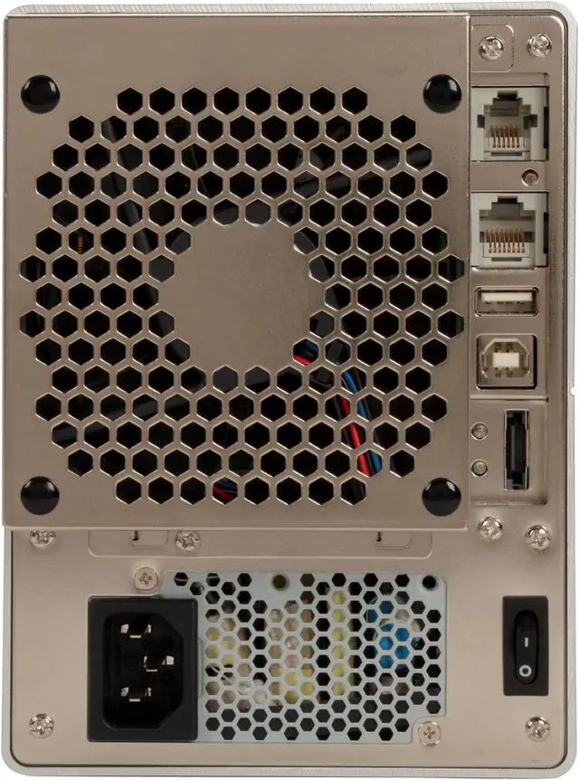 Alt view image 4 of 8 - areca ARC-5020 RAID level 0, 1, 10(1E), 3, 5, Single Disk or JBOD 4 3.5" Drive Bays 1 x eSATA (SATA ll 3.0Gbps) 1 x Hi-Speed USB 2.0 Compact 4-Disk RAID Sub-Systems (Hi-Speed eSATA & USB2.0)