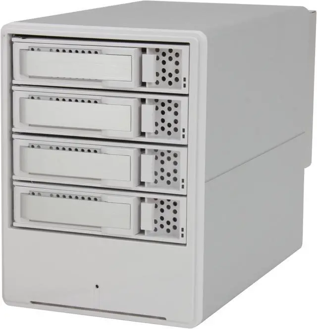 Main image of areca ARC-5020MAC RAID level 0, 1, 10(1E), 3, 5, Single Disk or JBOD 4 3.5" Drive Bays 1 x eSATA (SATA ll 3.0Gbps) 1 x Hi-Speed USB 2.0 RAID Box