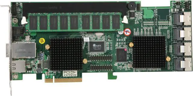 Alt view image 3 of 7 - areca ARC-1680IX-16-4G PCI-Express x8 SAS RAID Card