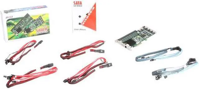 Alt view image 6 of 6 - areca ARC-1280ML-4G PCI-Express x8 SATA II (3.0Gb/s) Controller Card