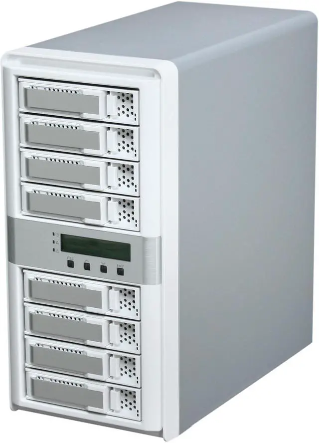Main image of areca ARC-5040-U3 RAID level 0, 1, 10, 1E, 3, 5, 6, Single Disk or JBOD 8 3.5" Drive Bays eSATA/USB3.0/Firewire800/iSCSI/AoE/USB2.0 Hi-Speed USB 3.0 eSATA Firewire 800 iSCSI RAID Sub-System