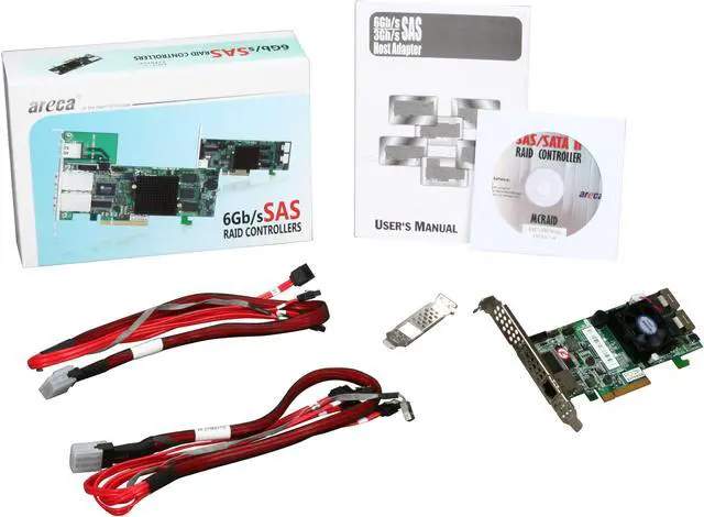 Alt view image 6 of 6 - areca ARC-1880i PCI-Express 2.0 x8 SATA / SAS Controller Card