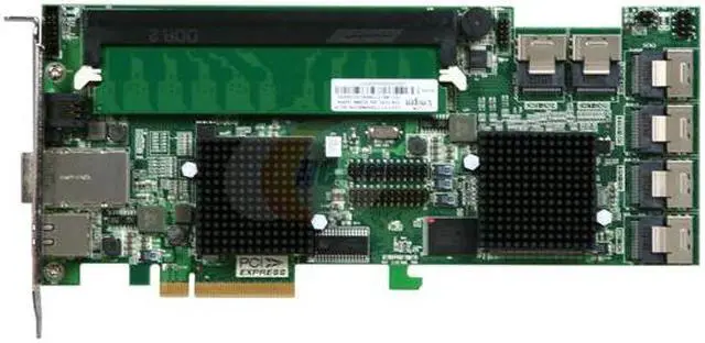 Alt view image 3 of 5 - areca ARC-1880ix-24 PCI-Express 2.0 x8 SATA / SAS Controller Card