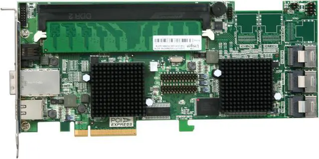 Alt view image 3 of 5 - areca ARC-1880ix-12 PCI-Express 2.0 x8 SATA / SAS Controller Card