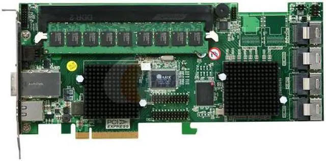 Alt view image 3 of 5 - areca ARC-1680IX-16-1G PCIe x8 SATA / SAS RAID Card