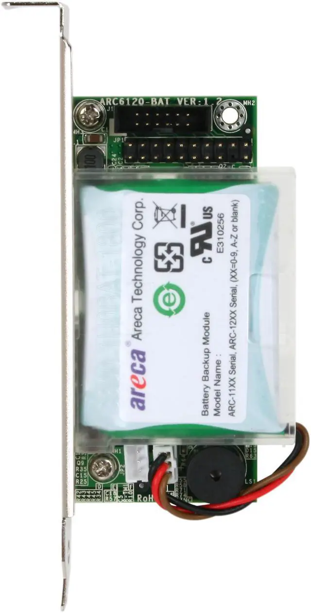 Alt view image 2 of 6 - areca ARC-6120-3 Controller Card Backup Battery - OEM