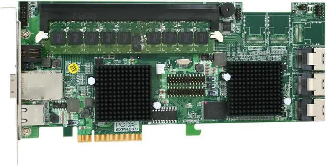 Alt view image 3 of 3 - areca ARC-1880ix-12-4G-NC PCI-Express 2.0 x8 SATA / SAS Controller Card with 4GB ECC Cache (No Cable)