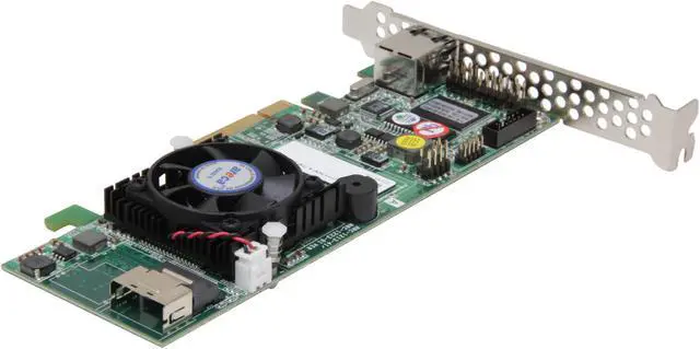 Alt view image 5 of 6 - areca ARC-1213-4I PCI-Express 2.0 x8 Low Profile SATA / SAS 4-Port RAID Controller