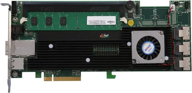 Alt view image 3 of 6 - areca ARC-1882IX-12 PCI-Express 3.0 x8 SATA / SAS 16 Ports 6Gb/s SAS/SATA RAID Adapter