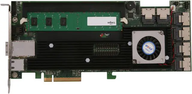 Alt view image 3 of 6 - areca ARC-1882IX-24 PCI-Express 3.0 x8 SATA / SAS 28 Ports 6Gb/s SAS/SATA RAID Adapter