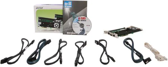 Alt view image 6 of 6 - areca ARC-1882IX-24 PCI-Express 3.0 x8 SATA / SAS 28 Ports 6Gb/s SAS/SATA RAID Adapter