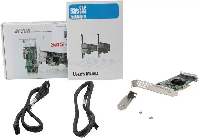 Alt view image 5 of 5 - areca ARC-1320-8I PCIe 2.0 x8 Lanes MD2 Low Profile SAS 8 Ports PCIe 2.0 6Gb/s SAS Host Adapter