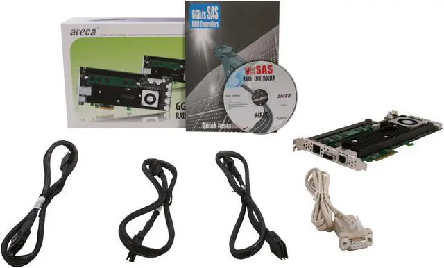 Alt view image 6 of 6 - areca ARC-1882ix-12-4G PCI-Express 3.0 x8 SATA / SAS 16-Port 6Gb/s RAID Adapter