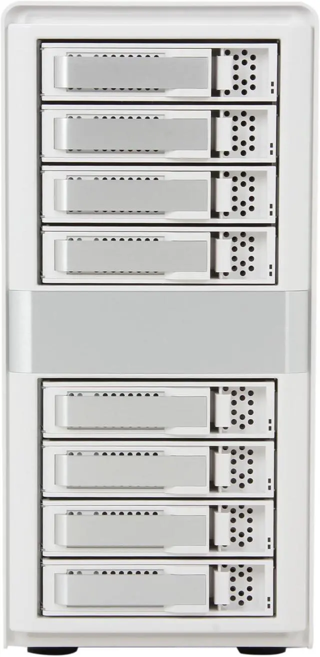 Alt view image 2 of 6 - areca ARC-4036 8 x hot-plug 3.5" Drive Bays 2 SAS "Host In" connector 2 SAS "Expansion Out" connector 1 6-pin UART RJ-11 connector 8-Bays 6Gb/s SAS Tower JBOD Enclosure
