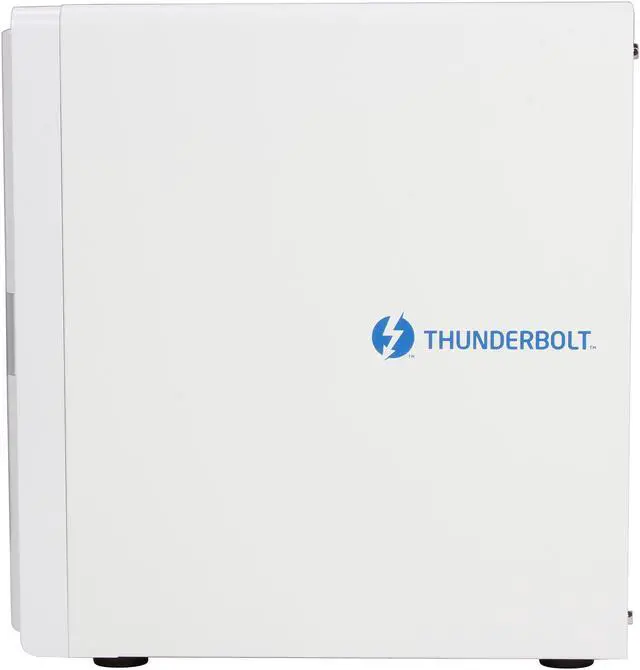 Alt view image 5 of 7 - areca ARC-8050 RAID 0/1/1E/3/5/6/10/30/50/60/Single Disk or JBOD 8 x 6Gb/s 3.5" Drive Bays Two Thunderbolt Channels 8-Bay Thunderbolt to 6Gb/s SAS RAID Storage w/ LCD