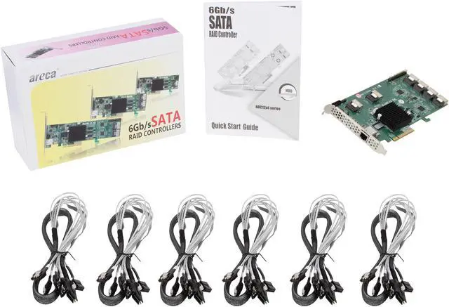 Alt view image 6 of 6 - areca ARC-1284Ml-24 PCI-Express 2.0 x8 SATA III (6.0Gb/s) RAID Controller Card