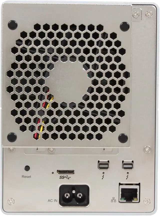 Alt view image 5 of 8 - areca ARC-5026 RAID 0/1/10(1E)/3/5/6, Single Disk or JBOD 4 3.5" Drive Bays 2 x Thunderbolt / 1 x USB 3.0 4-Bay to Thunderbolt & USB 3.0 Protable RAID Unit w/LCD, 250Watt PSU