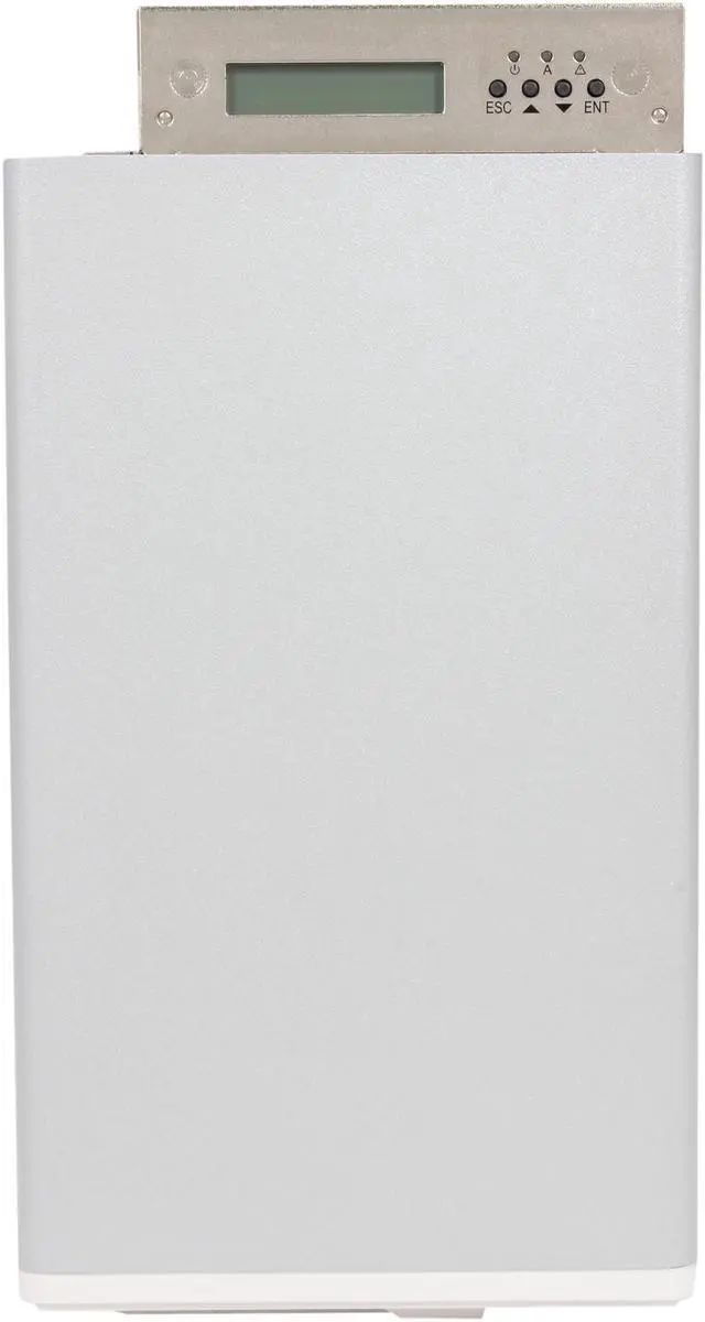 Alt view image 7 of 8 - areca ARC-5026 RAID 0/1/10(1E)/3/5/6, Single Disk or JBOD 4 3.5" Drive Bays 2 x Thunderbolt / 1 x USB 3.0 4-Bay to Thunderbolt & USB 3.0 Protable RAID Unit w/LCD, 250Watt PSU