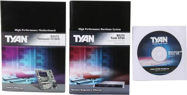 Alt view image 9 of 9 - TYAN B5375G20V4H Tank GT20 1U Barebone Server Intel 5100 Dual LGA 771 Dual Intel Xeon 1333/1066MHz FSB