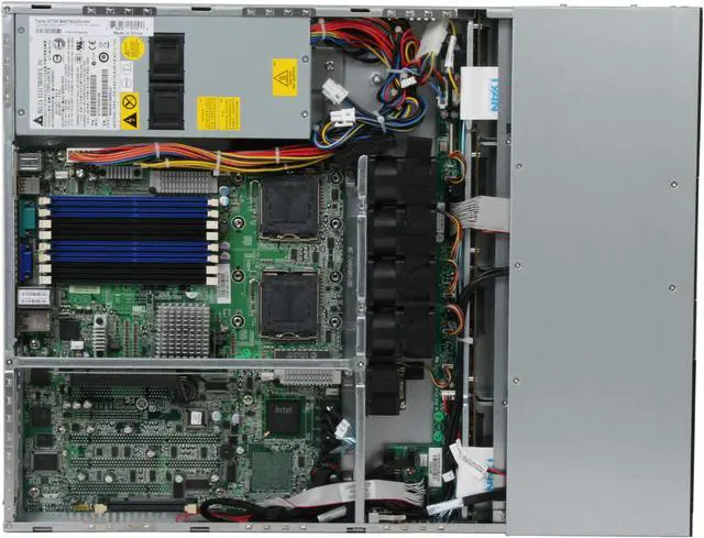 Alt view image 7 of 9 - TYAN B5375G20V4H Tank GT20 1U Barebone Server Intel 5100 Dual LGA 771 Dual Intel Xeon 1333/1066MHz FSB