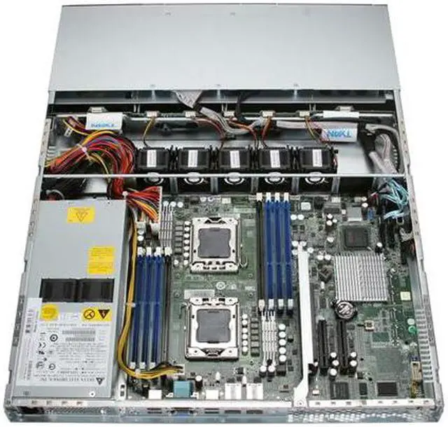 Alt view image 5 of 8 - TYAN B7002G20V4H 1U Nehalem & Westmere ready Server Barbone,Dual LGA 1366 Dual Intel Xeon 5500/5600 Series