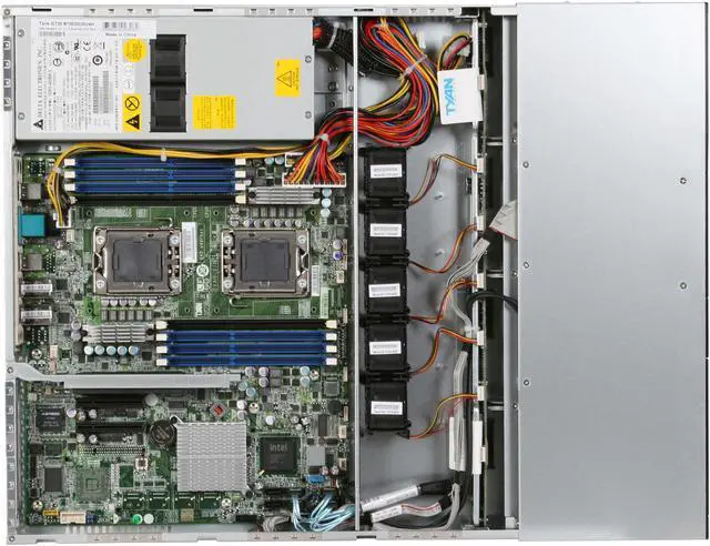 Alt view image 6 of 8 - TYAN B7002G20V4H 1U Nehalem & Westmere ready Server Barbone,Dual LGA 1366 Dual Intel Xeon 5500/5600 Series