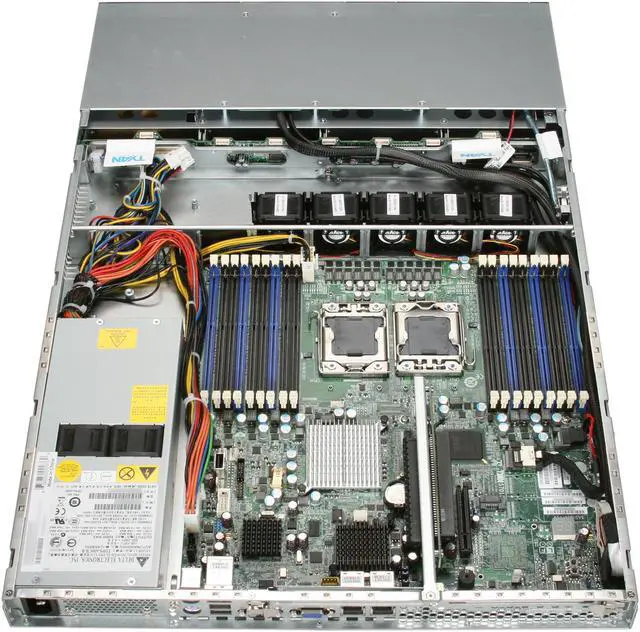 Alt view image 5 of 7 - TYAN B7016G24V4H 1U Rackmount Server Barebone Dual LGA 1366 Intel 5520 DDR3 1333/1066/800