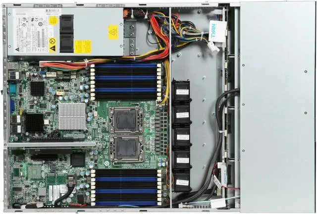 Alt view image 6 of 7 - TYAN B7016G24V4H 1U Rackmount Server Barebone Dual LGA 1366 Intel 5520 DDR3 1333/1066/800