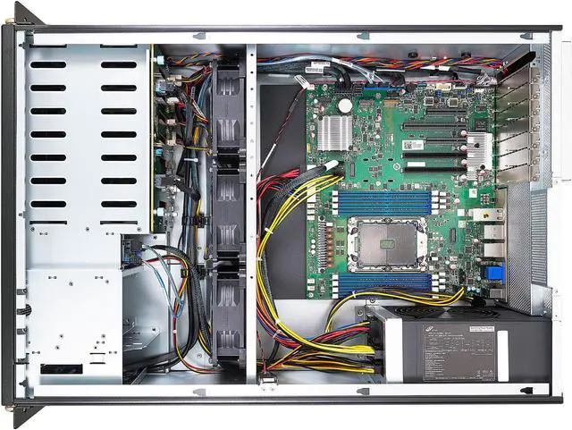 Alt view image 8 of 9 - TYAN B5642F65TV8E2H-G 4U Tower Server Barebone, Single Socket 3rd Generation Intel Skylake Xeon Based GPU 4U Rackmount & Pedestal Server
