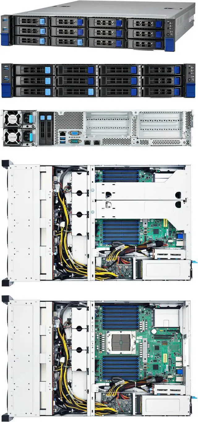 Main image of Tyan B8056T70V8E6HR-2T , 2U1S Storage Server, hybrid NVMe/SAS/SATA BP ,Single Socket AMD Genoa EPYC Platform