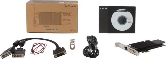 Alt view image 5 of 5 - EVGA HD02 PCoIP Host Card Tera1202 Processor, 128MB XDR memory, DMS-59 Dual DVI connection, Windows XP/Vista/7:32/64bit