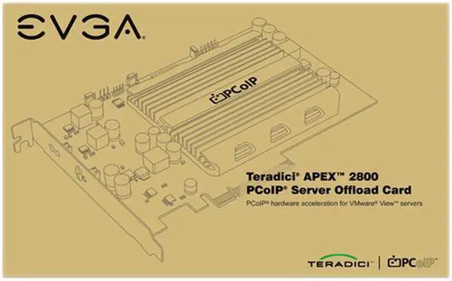 Alt view image 6 of 6 - EVGA 02G-IP-SC01-KR Teradici APEX 2800 Server Offload Card