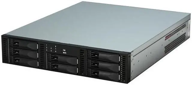 Main image of Enhance Technology R8 IP RAID 0,1,3,5 8 3.5" Drive Bays Dual GbE iSCSI 2U 8-Drive iSCSI-to-SATA RAID Storage System