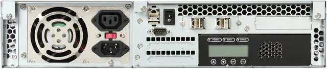 Alt view image 4 of 7 - Enhance Technology R8 IP RAID 0,1,3,5 8 3.5" Drive Bays Dual GbE iSCSI 2U 8-Drive iSCSI-to-SATA RAID Storage System