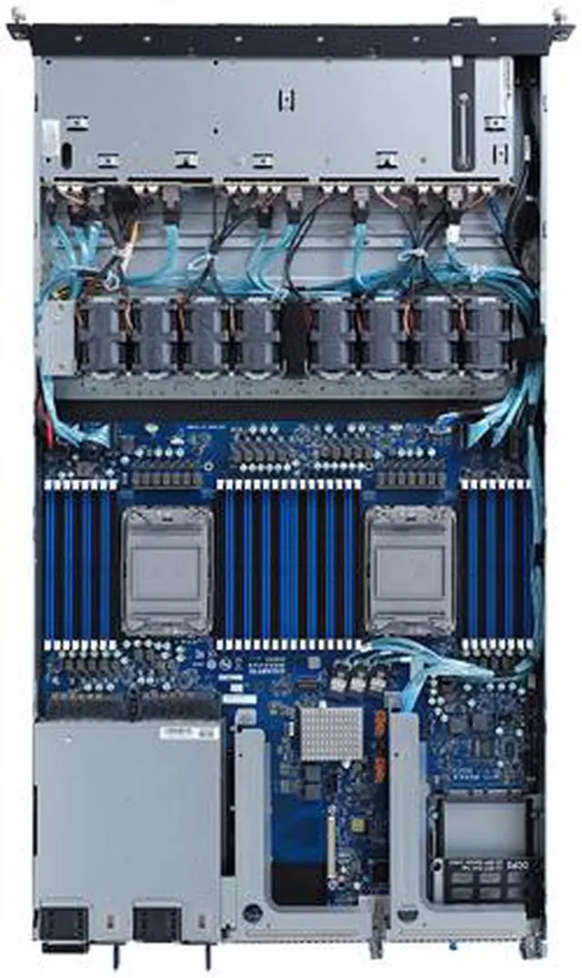 Alt view image 5 of 5 - GIGABYTE R182-NA1 1U Rackmount 10-Bay Server Barebone LGA 4189 Intel C621A