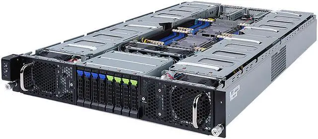 Alt view image 2 of 5 - GIGABYTE G292-280 2U Rackmount Server Barebone LGA 4189 Intel C621A DDR4 3200