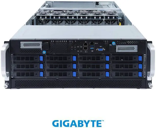 Main image of GIGABYTE G492-H80 HPC/AI Server - 3rd Gen Intel® Xeon® Scalable - 4U DP 8 x PCIe Gen4 GPUs