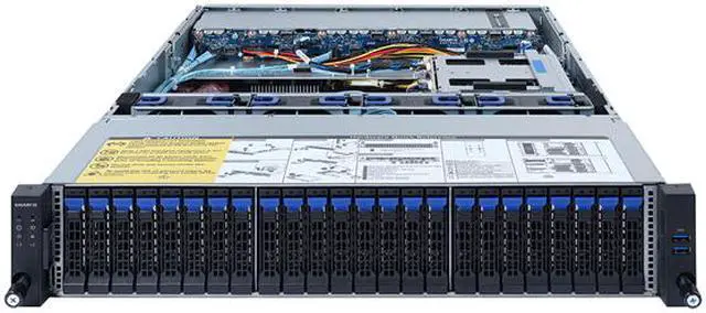 Alt view image 3 of 5 - GIGABYTE R262-ZA0 1U Rackmount Server Barebone Socket SP3 DDR4 3200, For Customized Please Contact with Newegg B2B.
